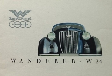 Preview: Wanderer 4 Zylinder Modellprogramm 1938 Automobilprospekt (0565)